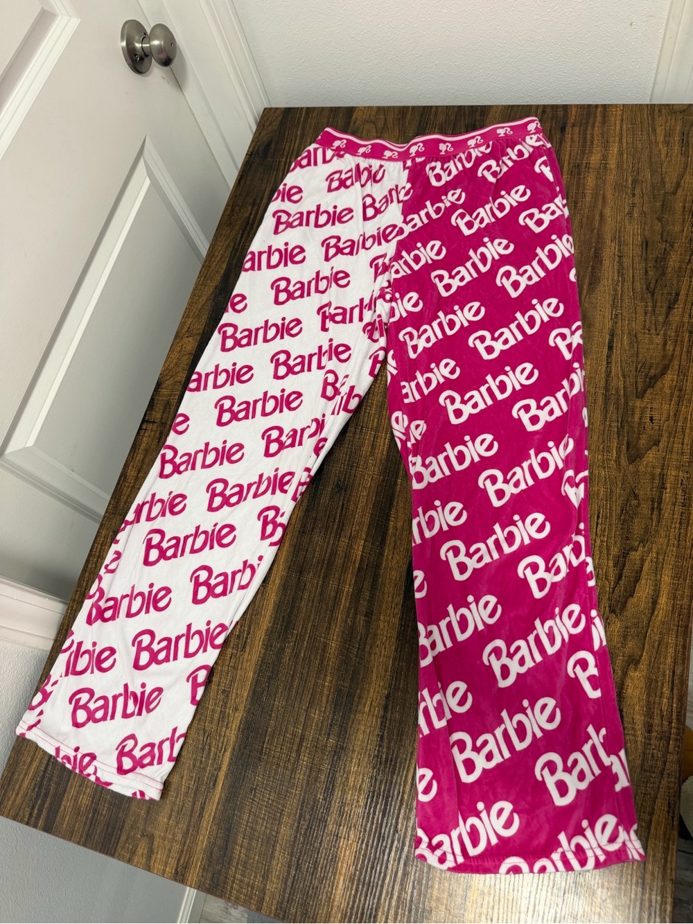 2022 Mattel • Barbie • Flannel Soft Pants • Size SMALL 4-6